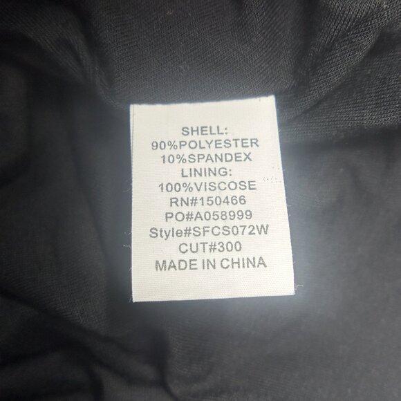 EUC 41 Hawthorn Black Midi Dress Size 2X - Picture 9 of 12